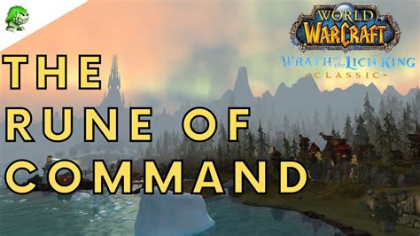 The rune of command wotlk